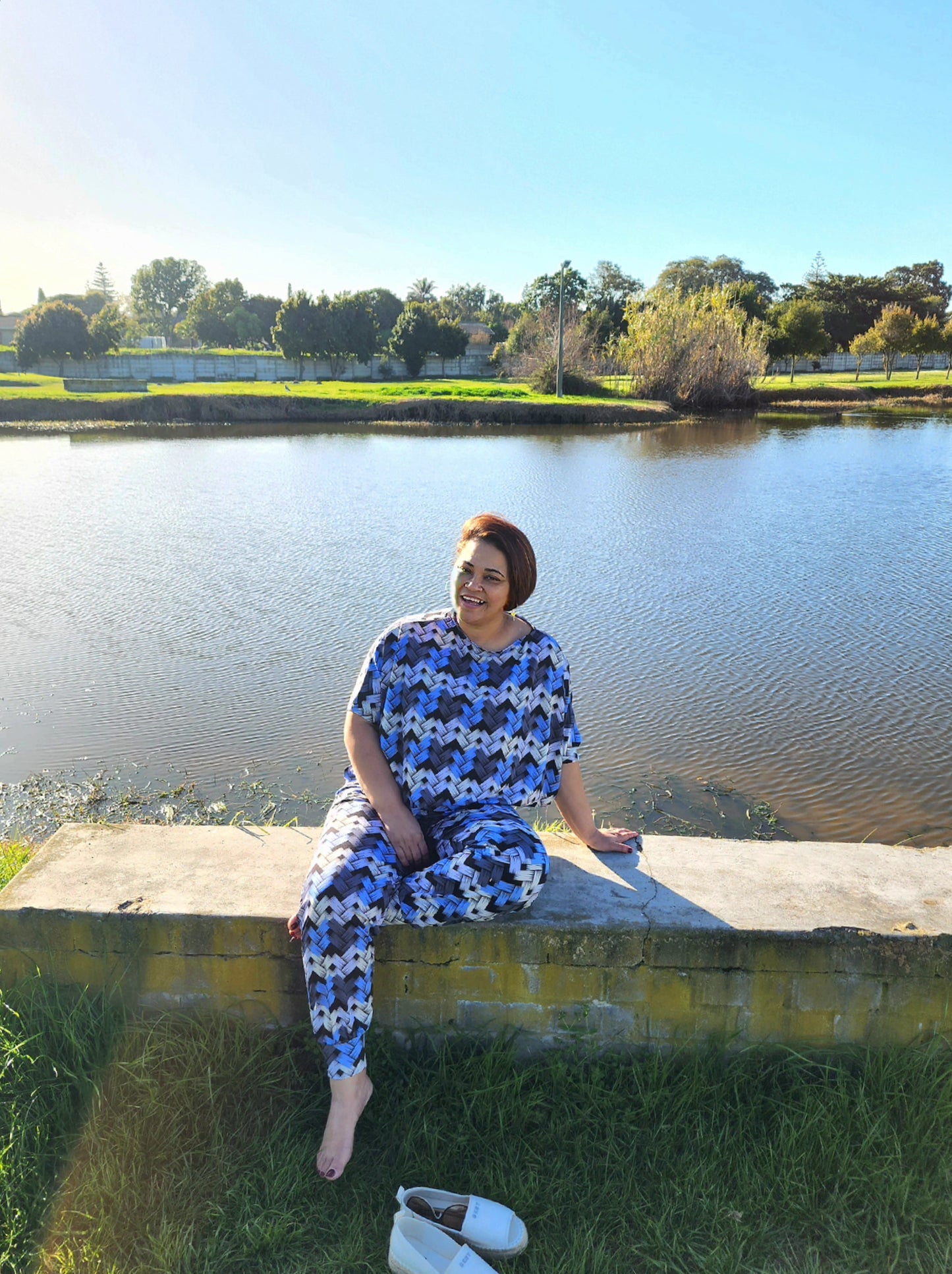 Olivia twinset (chevron print)