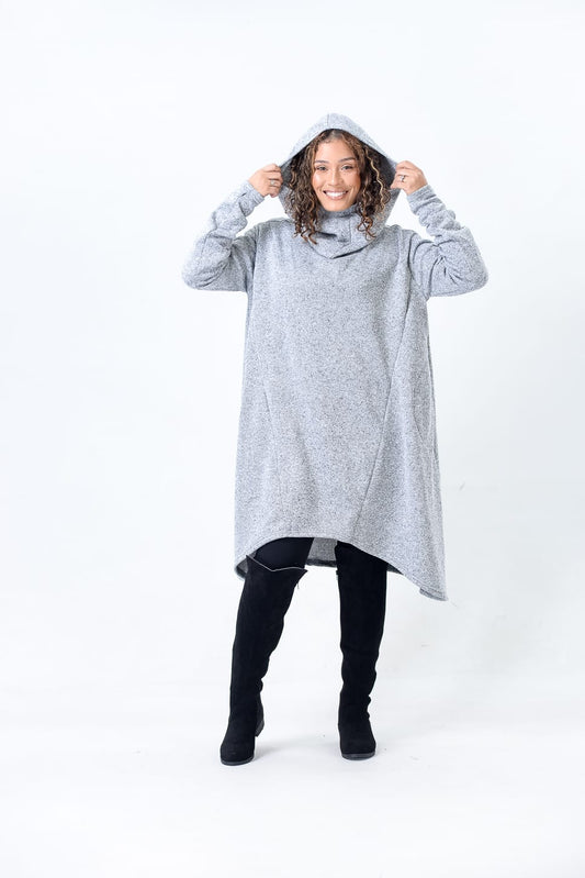 Winter hooded tunic